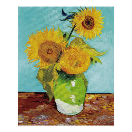 Pôster Girassóis Vincent van Gogh
