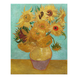Pôster Girassóis Vincent van Gogh