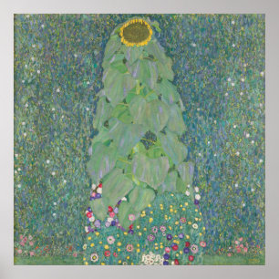 Poster Girassol — Gustav Klimt (1907/08)