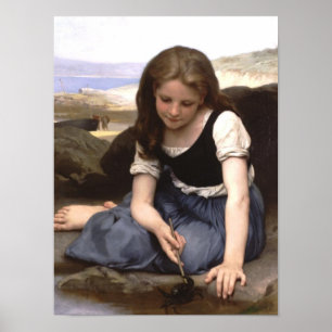 Pôster Girl at the Seashore