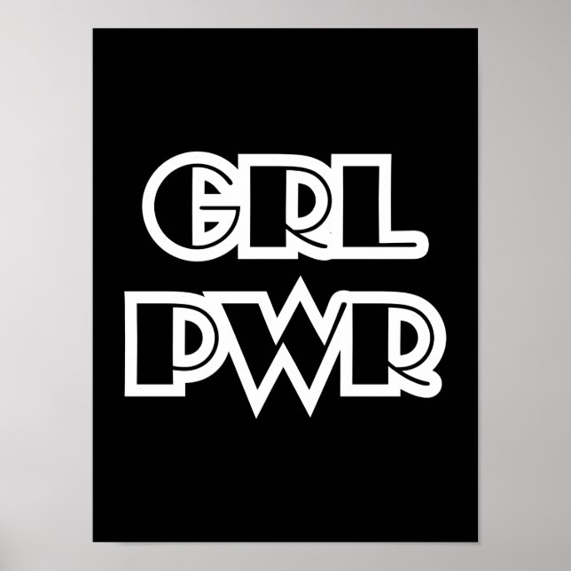 Poster Girl Power, Grl Pwr (Frente)