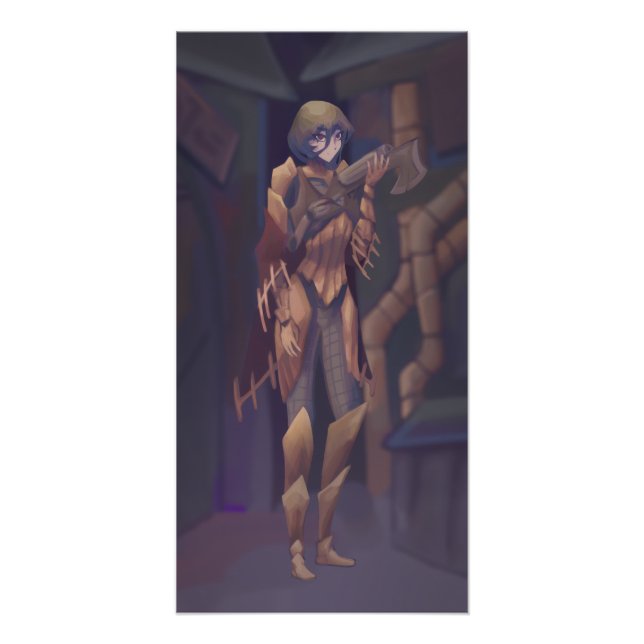 Pôster Girl Steampunk anime (Frente)