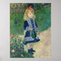 Girl with a Watering Can by Auguste Renoir