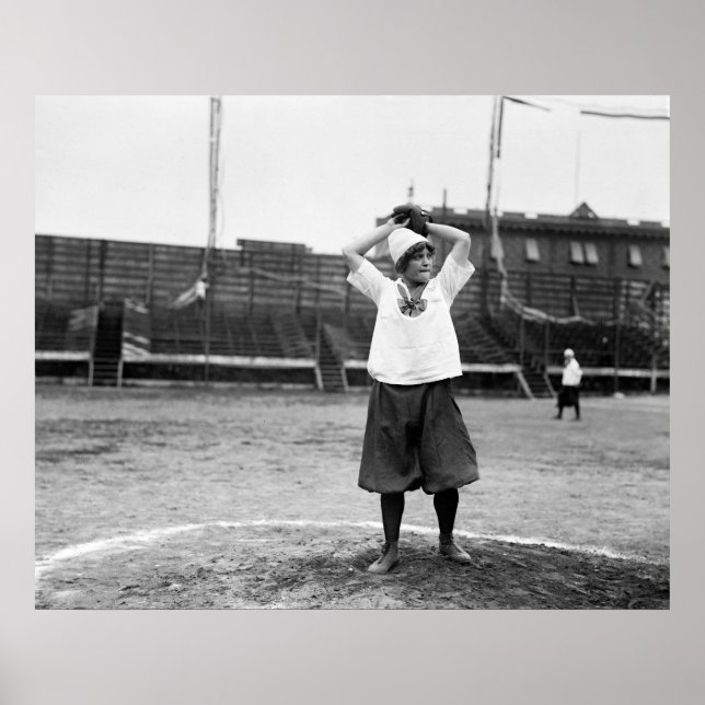 Poster Girls Baseball, 1913 (Frente)