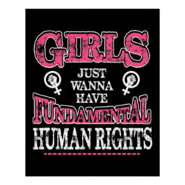Pôster Girls Just Wanna Have Fundamental Rights
