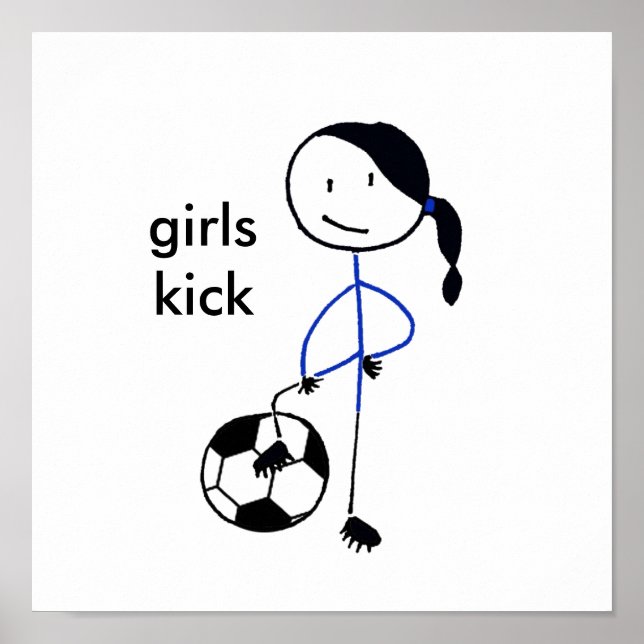 Pôster Girls Kick (Frente)