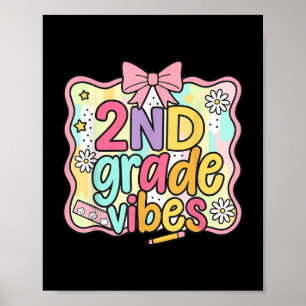 Poster Girls segundo Grade Vibes Coquette Preppy De Volta