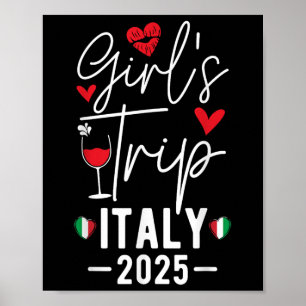 Poster Girls Trip Itália 2025 Women's Weekend Girls T