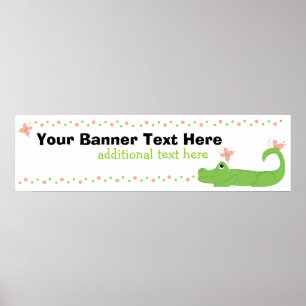 Poster Girly Gator Banner