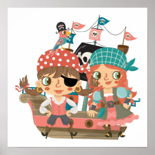 Pôster Girly Pirates