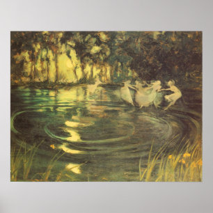 Pôster Giro das fadas pelo preto de Arthur, dança