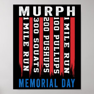 Poster Giro do Dia Memorial Americano Murph Challenge