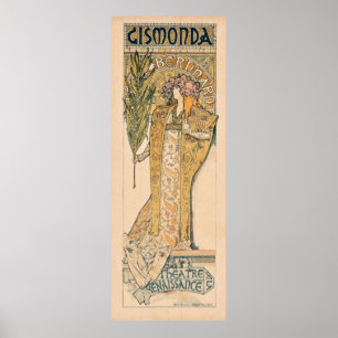 Poster Gismonda por Alphonse Mucha