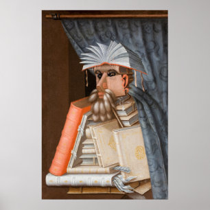 Poster Giuseppe Arcimboldo - O Bibliotecário