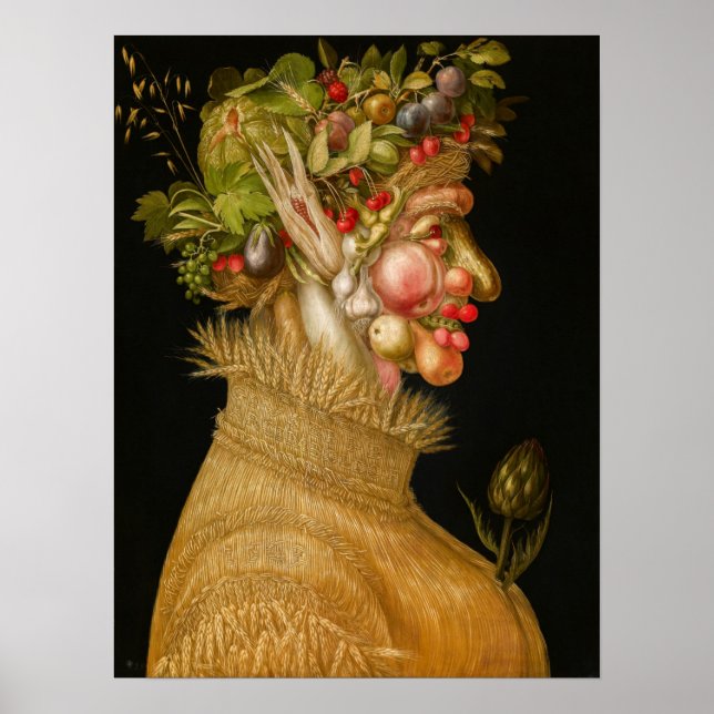Poster Giuseppe Arcimboldo - Verão (Frente)