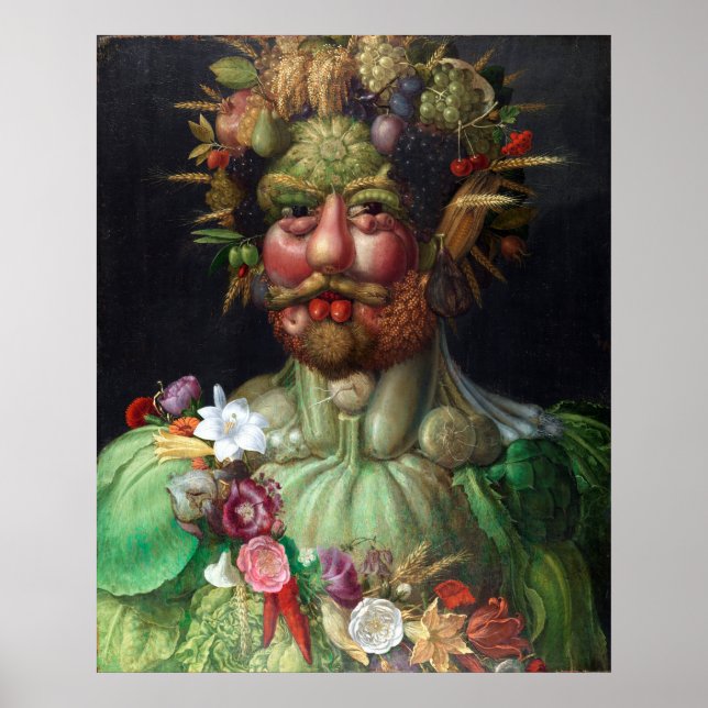 Pôster Giuseppe Arcimboldo Vertumnus (Frente)