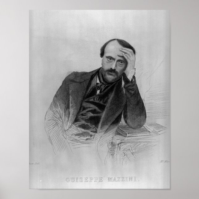 Pôster Giuseppe Mazzini (Frente)