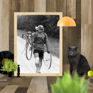 Poster Giusto Cerutti Tour de France 1928 Depois do Desas