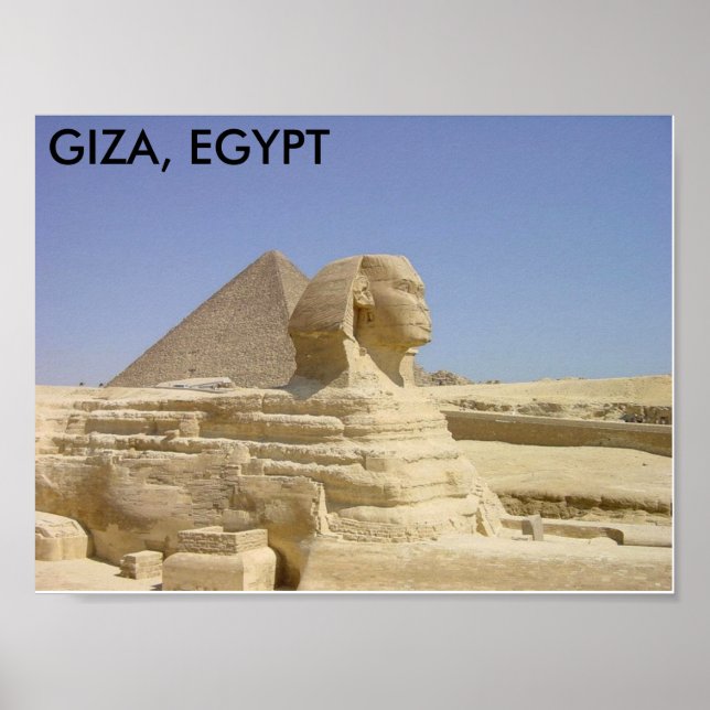 PÔSTER GIZA, EGITO (Frente)