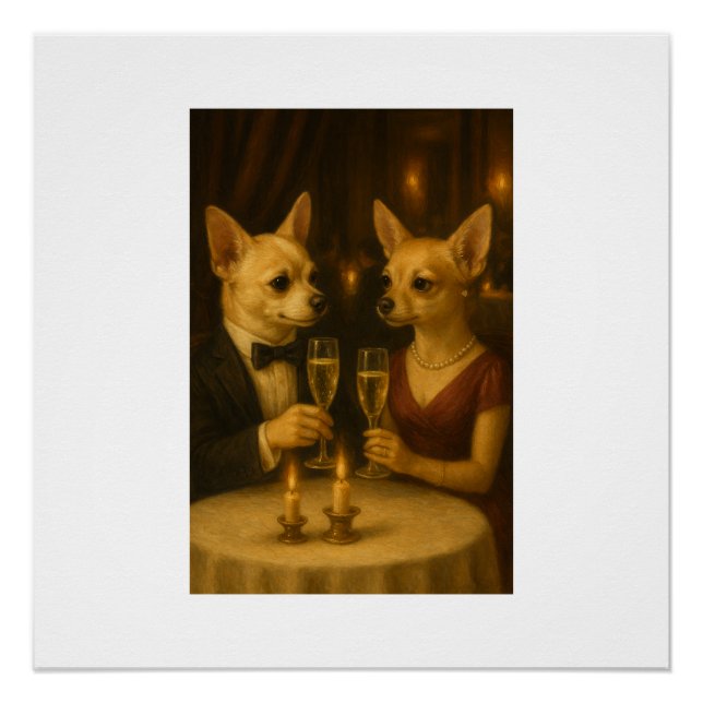 Pôster Gizmo’s Romantic Dinner – Champagne & Love (Frente)