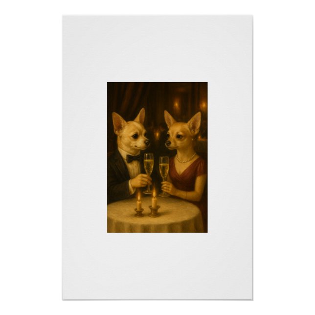 Pôster Gizmo’s Romantic Dinner – Champagne & Love (Frente)