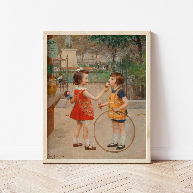 Poster Glaces du Jour | Victor Gabriel Gilbert (Criador carregado)