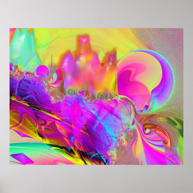 Poster Glaciar City (Frente)