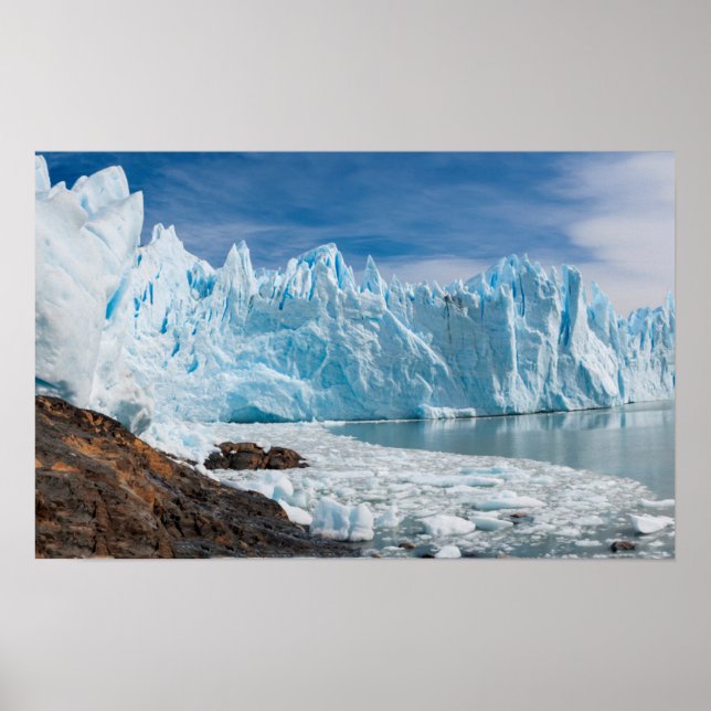Poster Glaciar de Upsala (Frente)