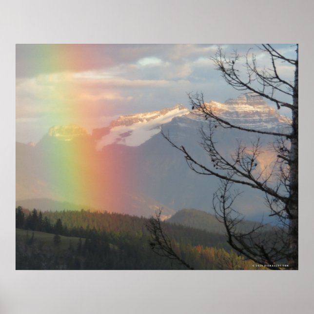 Poster Glaciar Rainbow (Frente)