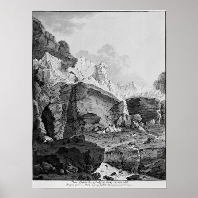 Pôster Glaciares de Grindelwald (Frente)