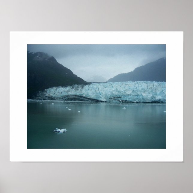 Poster Glacier Bay Alaska - Fotografia Colorida (Frente)