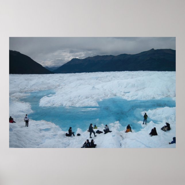 Poster Glacier Hikers (Frente)