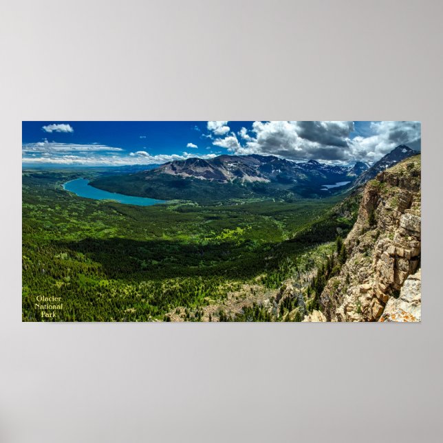 Poster Glacier national park (Frente)