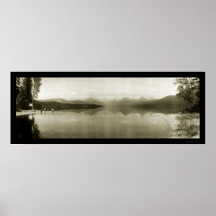 Pôster Glacier Park MT Foto 1916