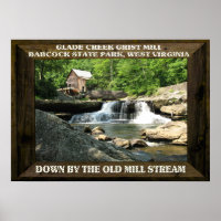 GLADE CREEK GRIST MILL-POSTER