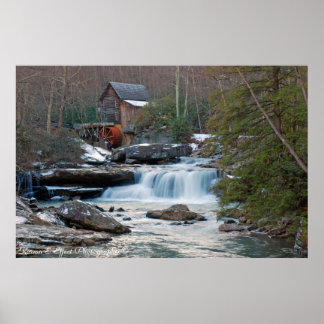 Poster Glade Creek Gristmill II