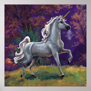 Poster Glade Unicorn