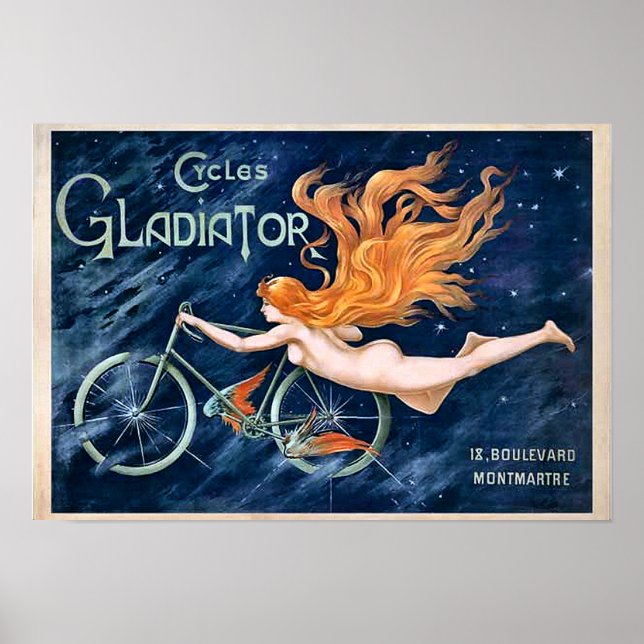 Poster Gladiador de Ciclos por Georges Massias Bike Bicyc (Frente)