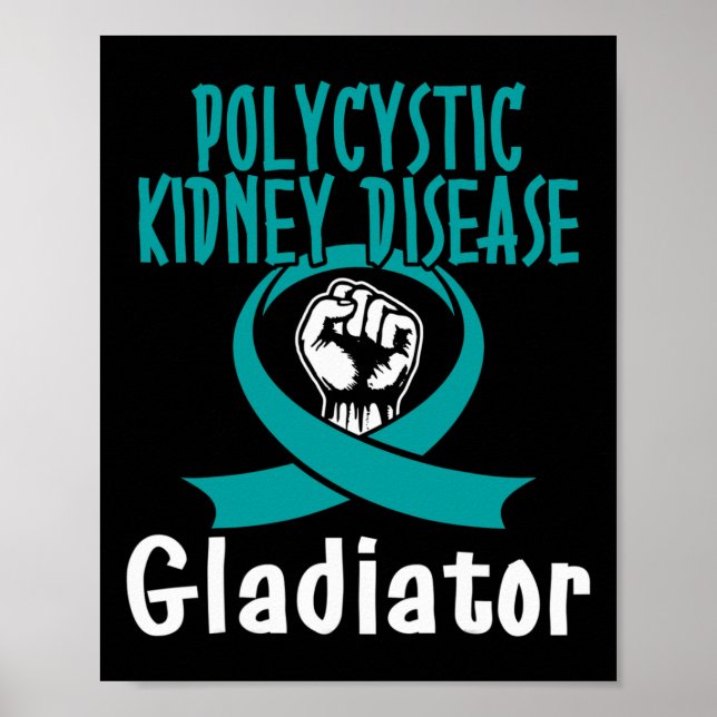 Poster Gladiador para a Doença Renal Pckd (Frente)