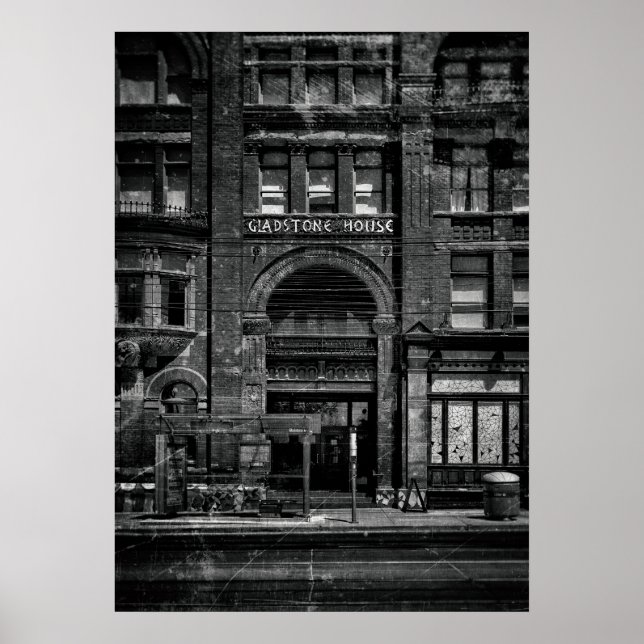 Poster Gladstone Hotel No 1 Old Film Version (Frente)