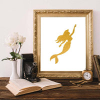 Glam Chic Folha de Ouro Falso Pequena Princesa Ser