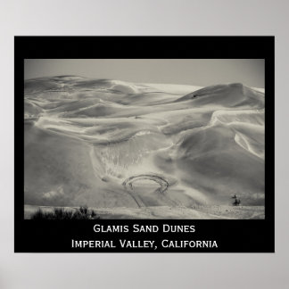 Pôster Glamis Sand Dunes Desert Imperial Valley Photo