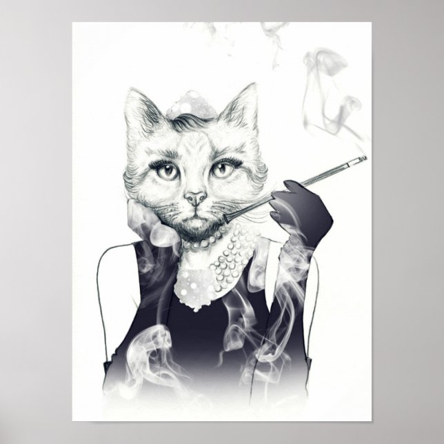 Poster Glamor Cat (Frente)