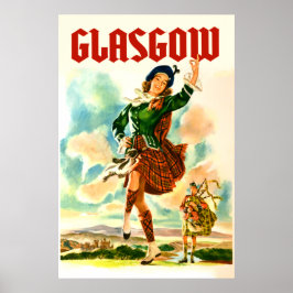 Pôster Glasgow Escócia