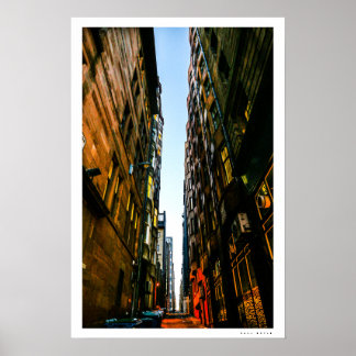 Poster Glasgow Lane
