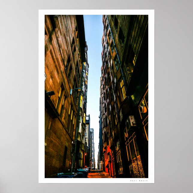 Poster Glasgow Lane (Frente)