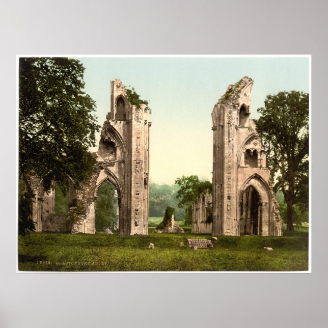 Poster Glastonbury Abbey (Frente)