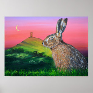 Pôster Glastonbury Hare
