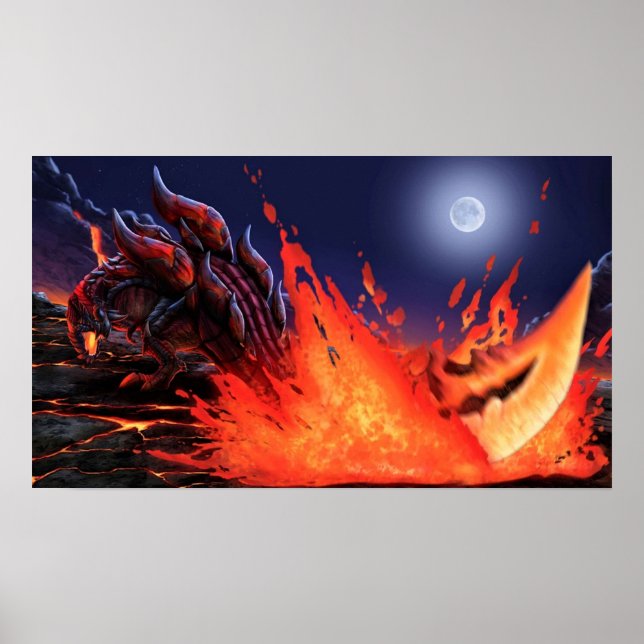 Poster Glavenus Monster Hunter Generações Ultimate (Frente)