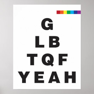 Poster GLBTQF yeah!